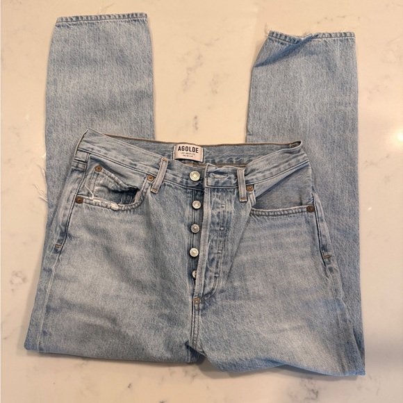 Agolde Riley High Rise Jeans - Picture 5 of 10